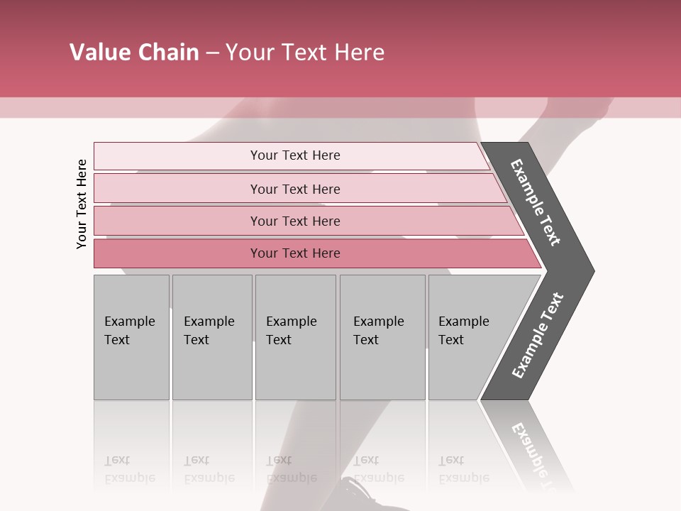 Caucasian Sporty Beauty PowerPoint Template