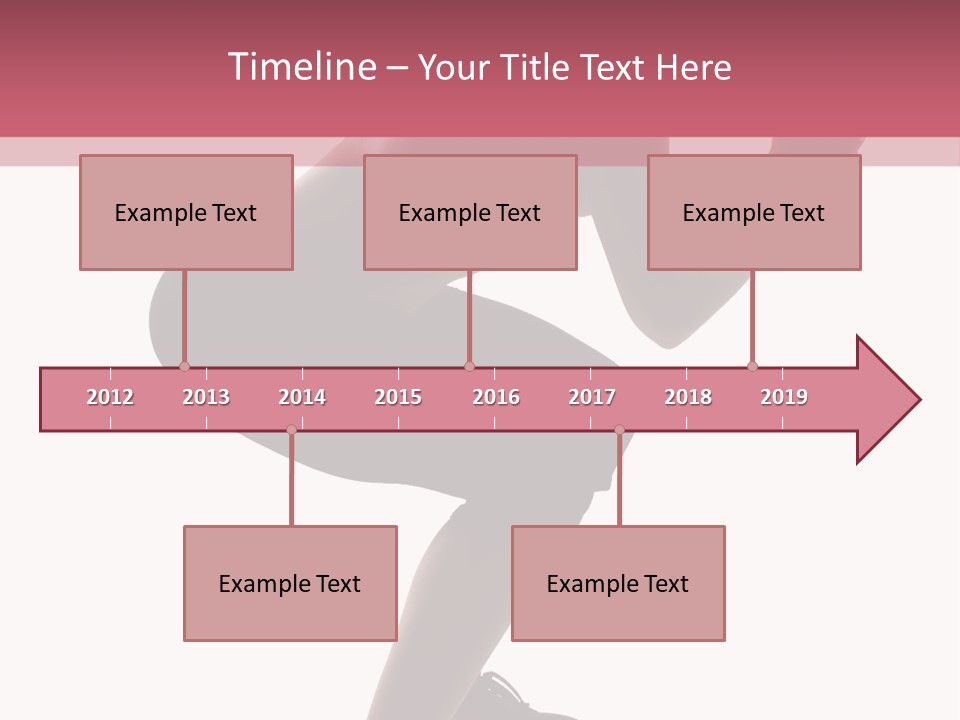 Caucasian Sporty Beauty PowerPoint Template