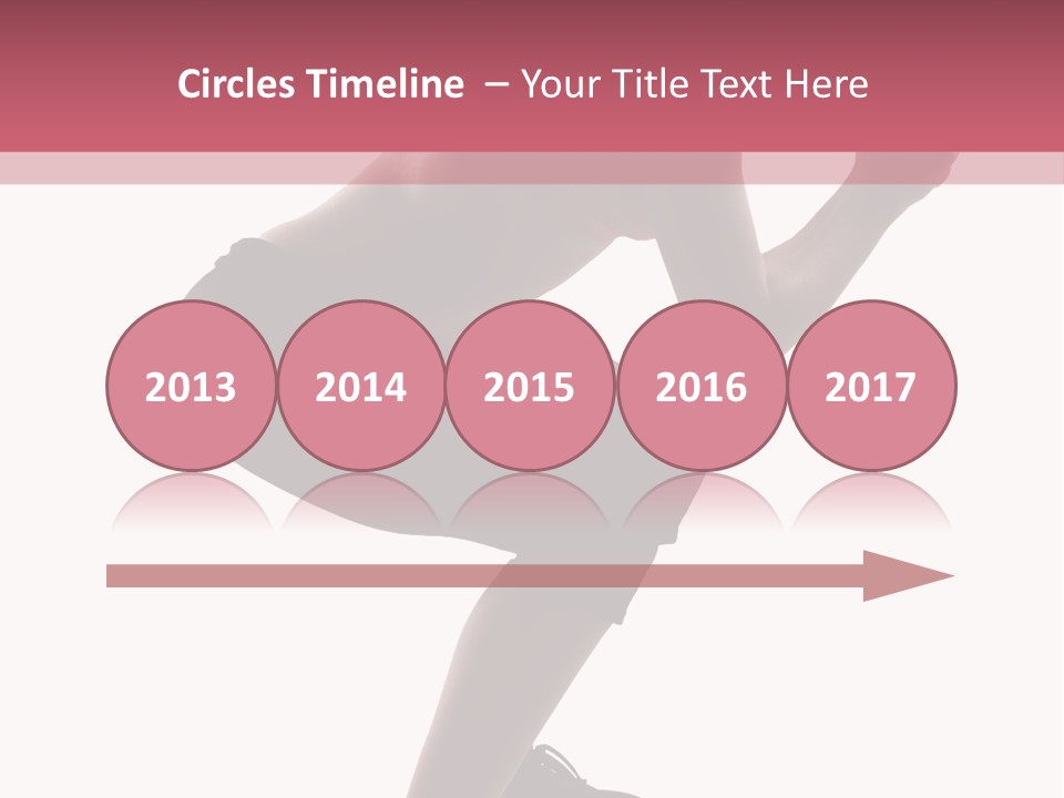 Caucasian Sporty Beauty PowerPoint Template