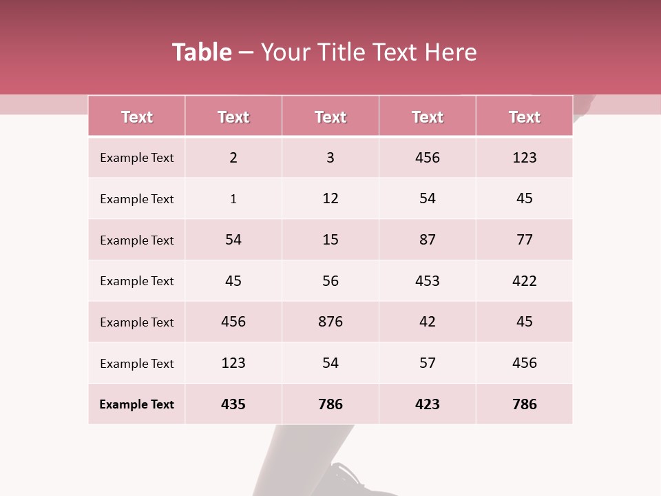 Caucasian Sporty Beauty PowerPoint Template