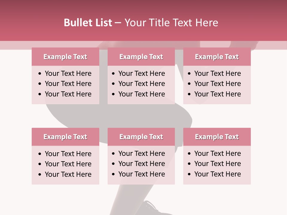 Caucasian Sporty Beauty PowerPoint Template