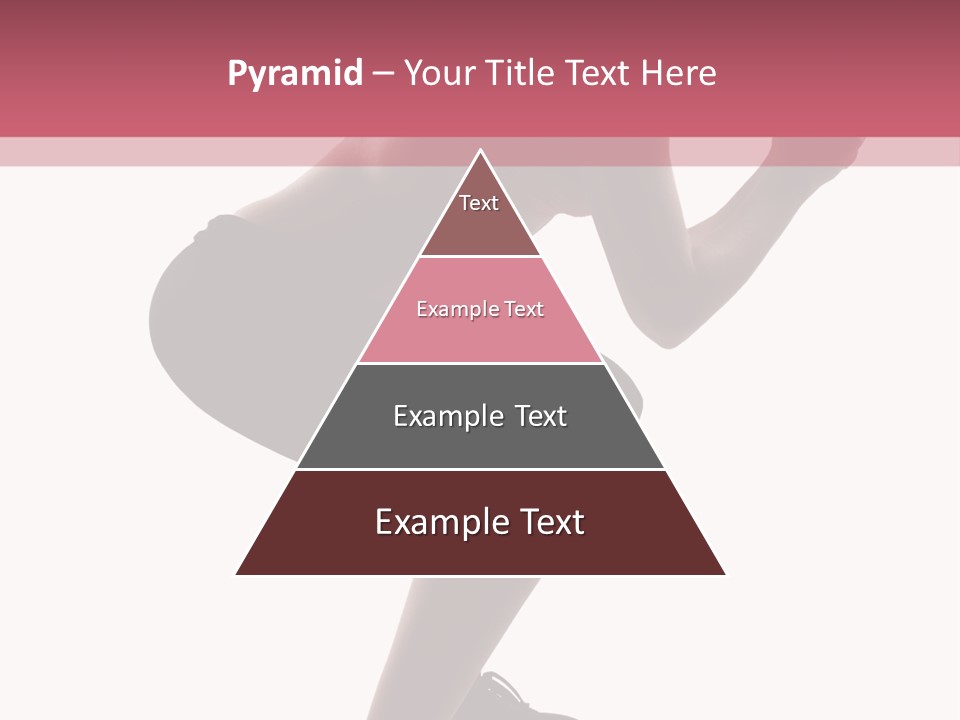 Caucasian Sporty Beauty PowerPoint Template