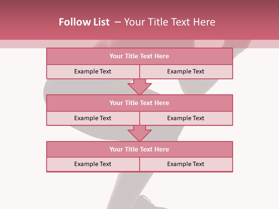 Caucasian Sporty Beauty PowerPoint Template