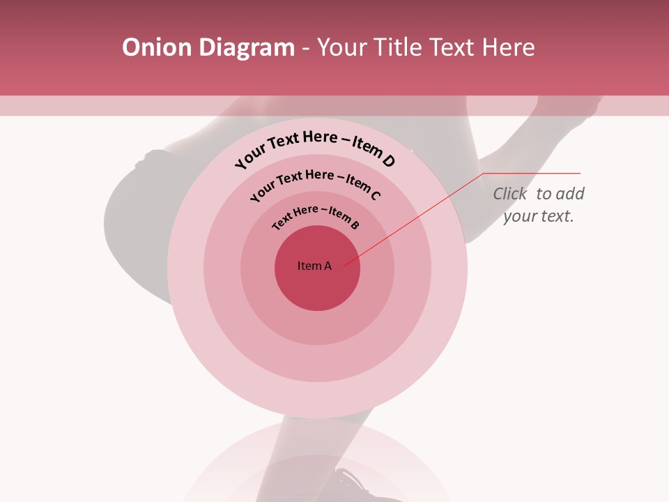 Caucasian Sporty Beauty PowerPoint Template