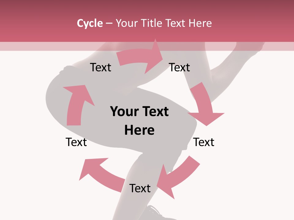 Caucasian Sporty Beauty PowerPoint Template