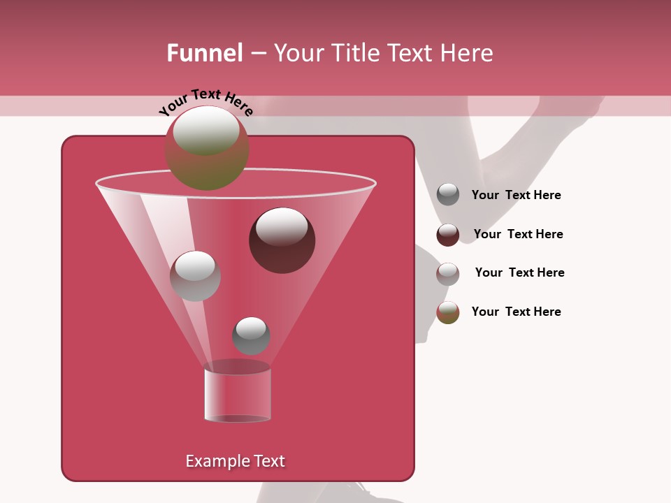 Caucasian Sporty Beauty PowerPoint Template