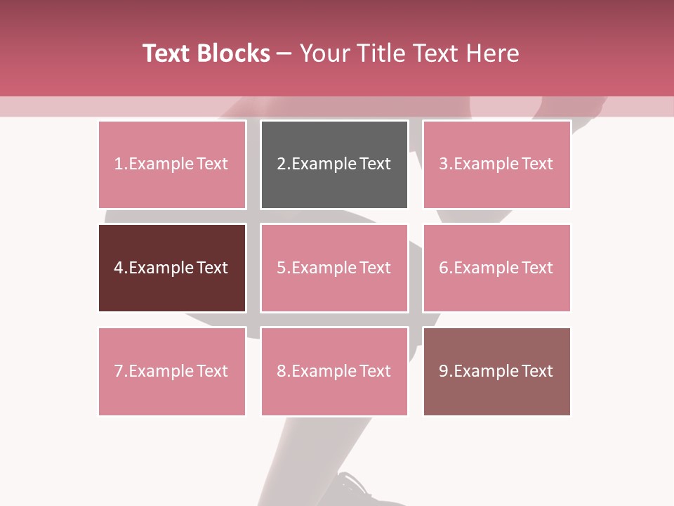 Caucasian Sporty Beauty PowerPoint Template