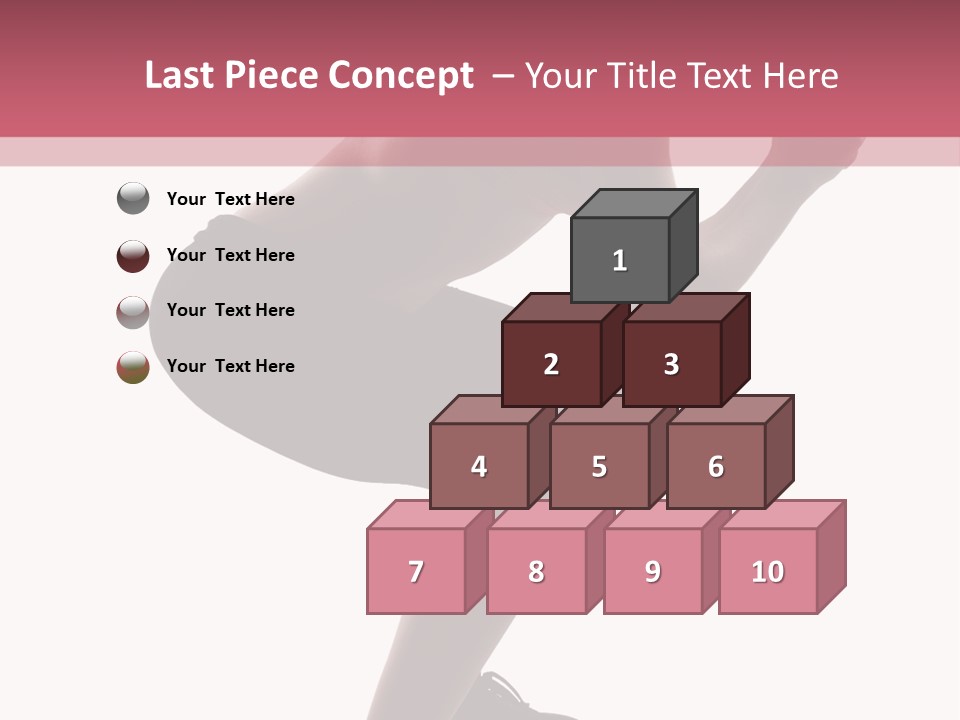 Caucasian Sporty Beauty PowerPoint Template