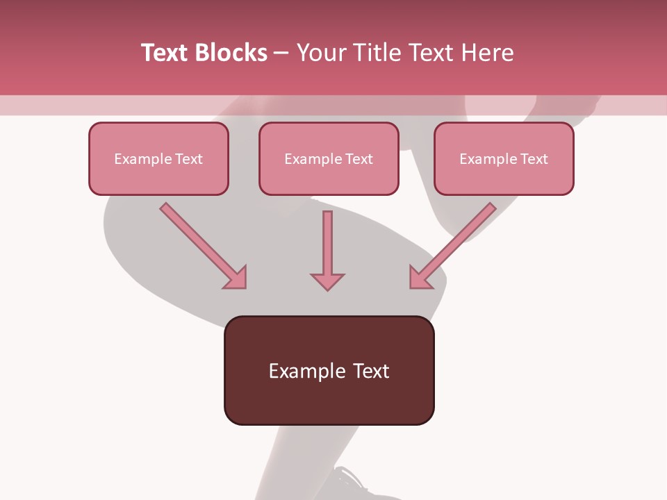 Caucasian Sporty Beauty PowerPoint Template