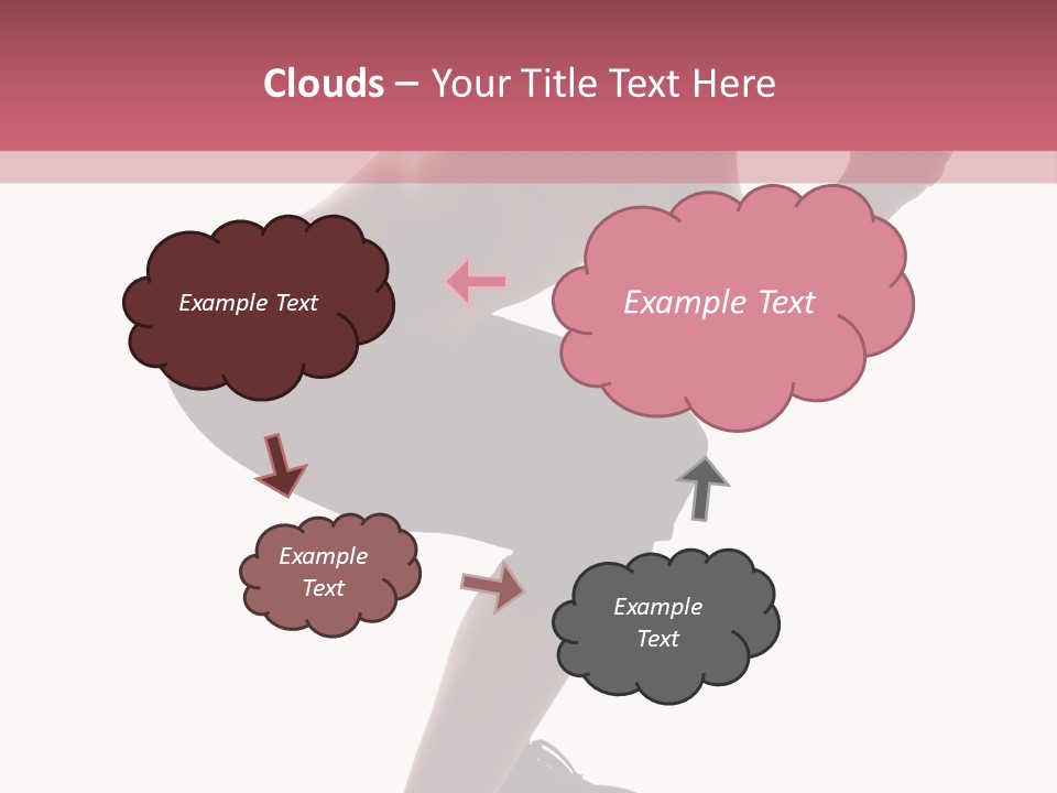 Caucasian Sporty Beauty PowerPoint Template