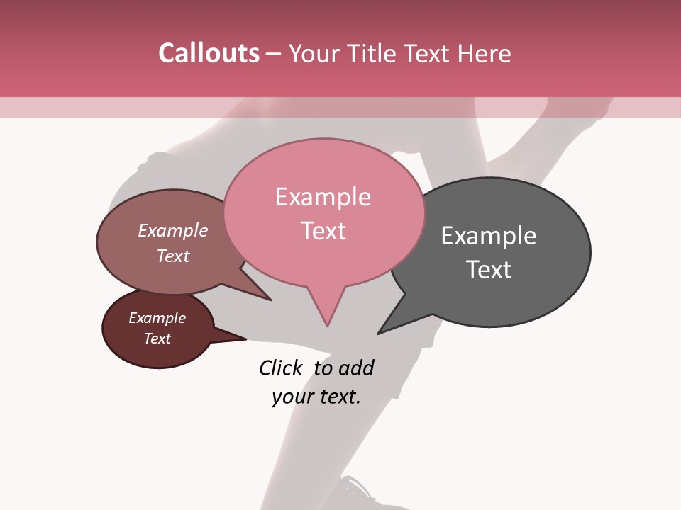 Caucasian Sporty Beauty PowerPoint Template