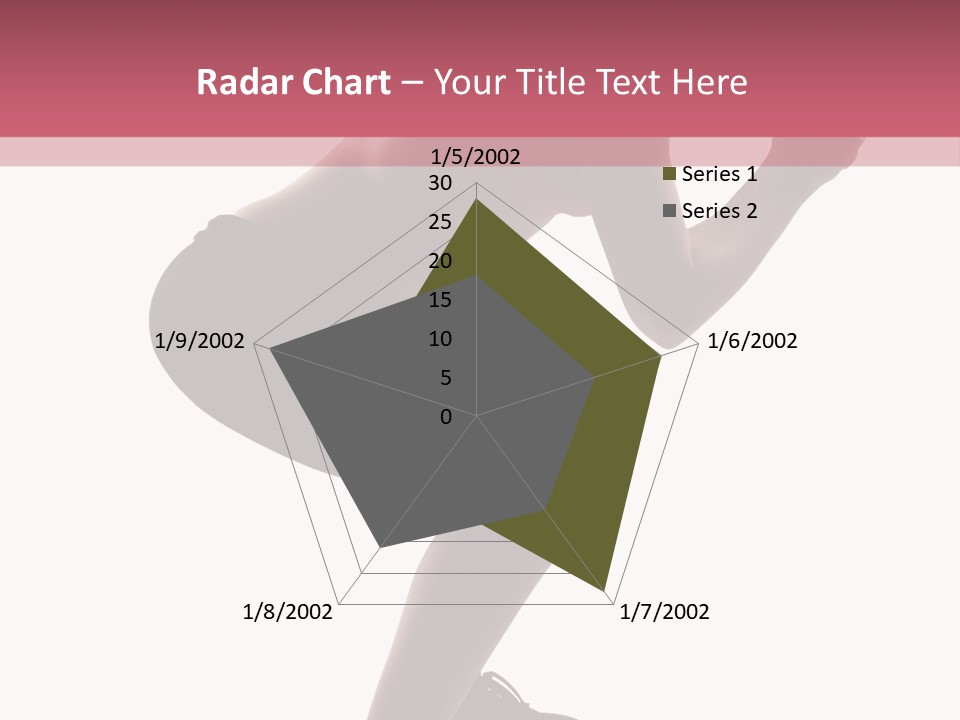 Caucasian Sporty Beauty PowerPoint Template