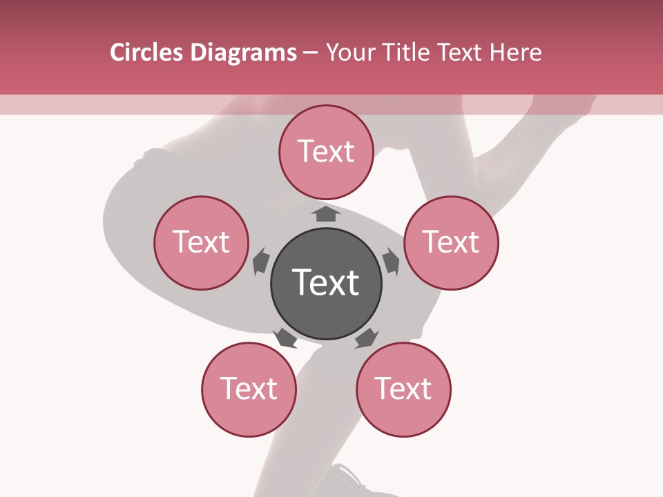 Caucasian Sporty Beauty PowerPoint Template