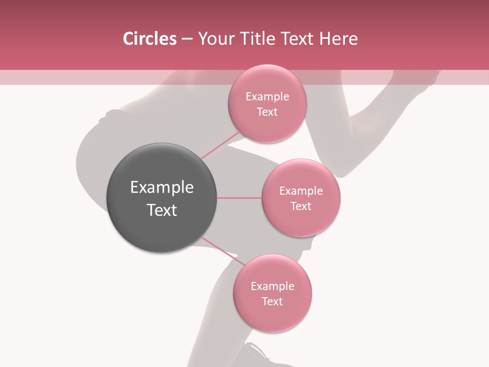 Caucasian Sporty Beauty PowerPoint Template