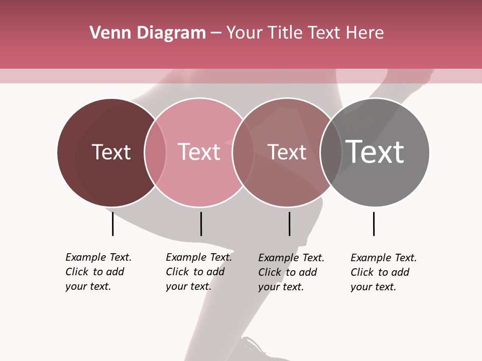 Caucasian Sporty Beauty PowerPoint Template