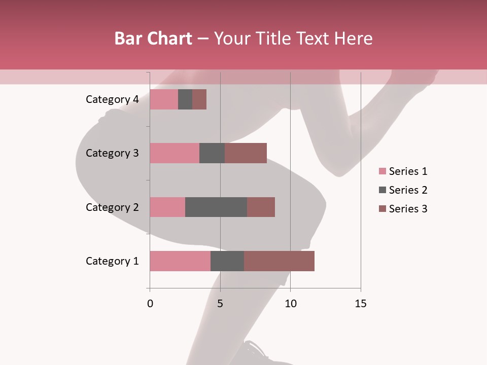 Caucasian Sporty Beauty PowerPoint Template