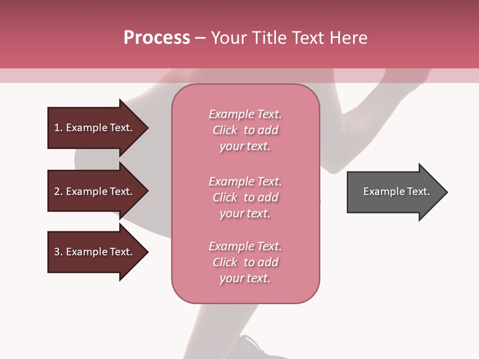 Caucasian Sporty Beauty PowerPoint Template