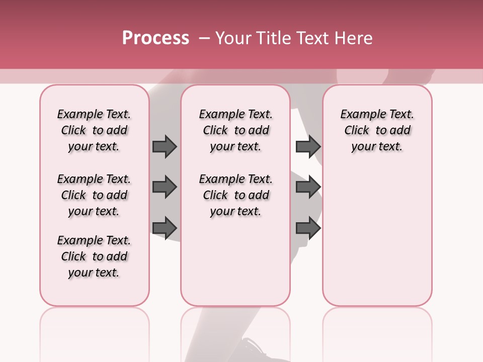 Caucasian Sporty Beauty PowerPoint Template