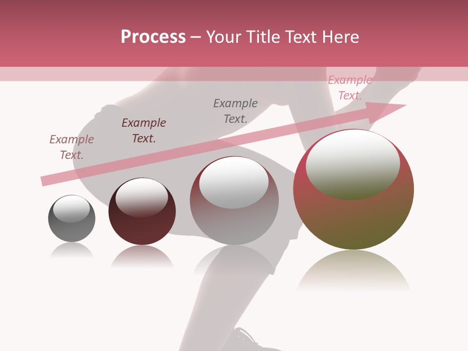 Caucasian Sporty Beauty PowerPoint Template