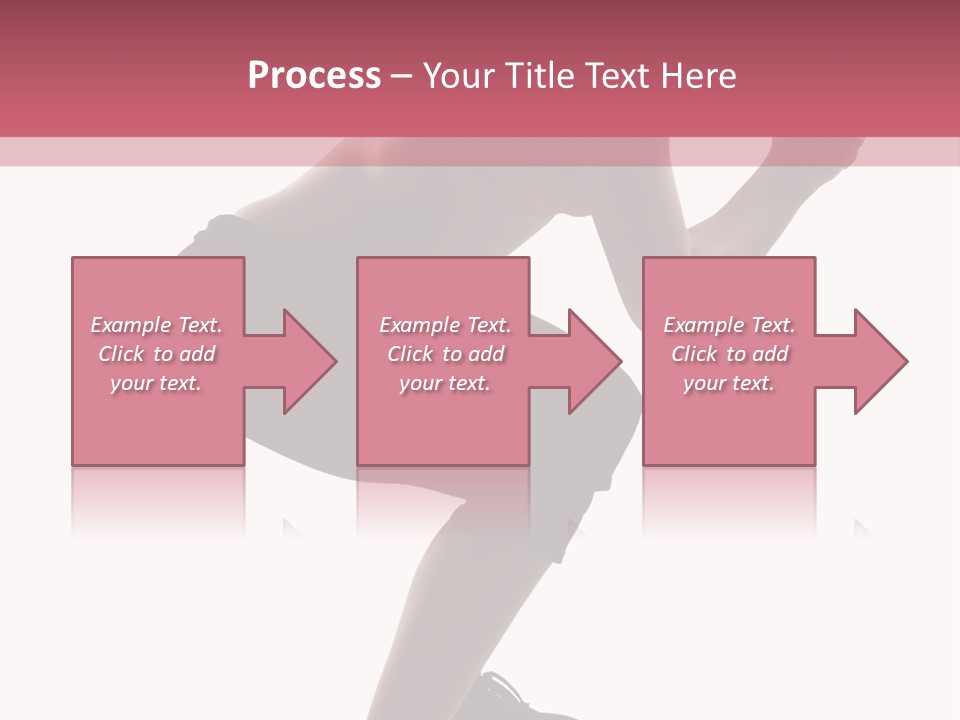 Caucasian Sporty Beauty PowerPoint Template