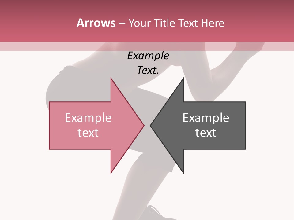 Caucasian Sporty Beauty PowerPoint Template