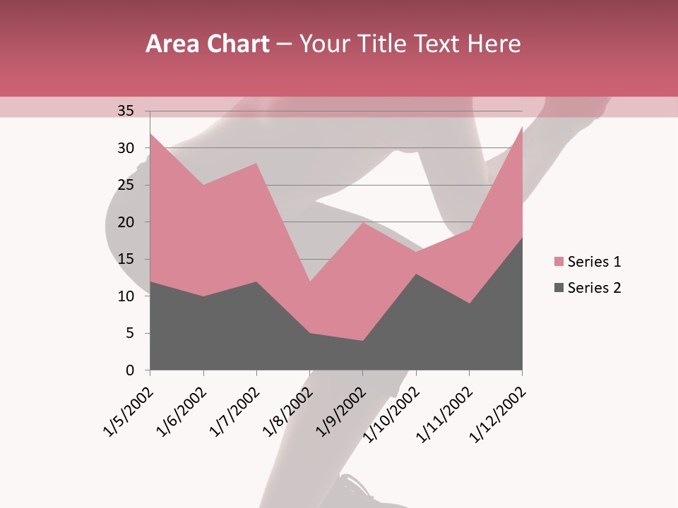 Caucasian Sporty Beauty PowerPoint Template