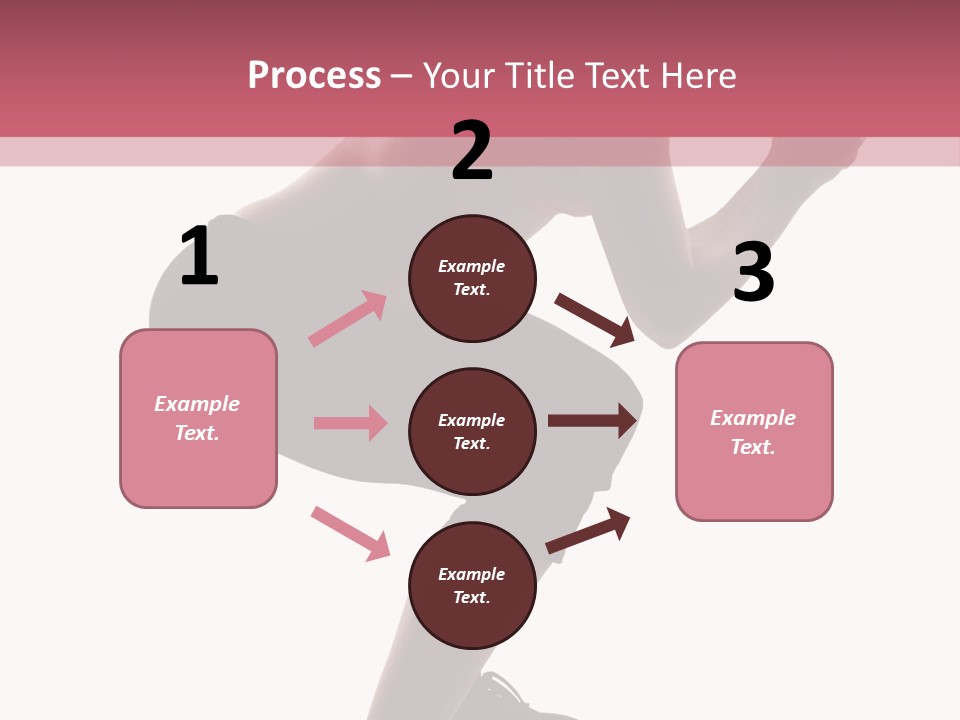 Caucasian Sporty Beauty PowerPoint Template