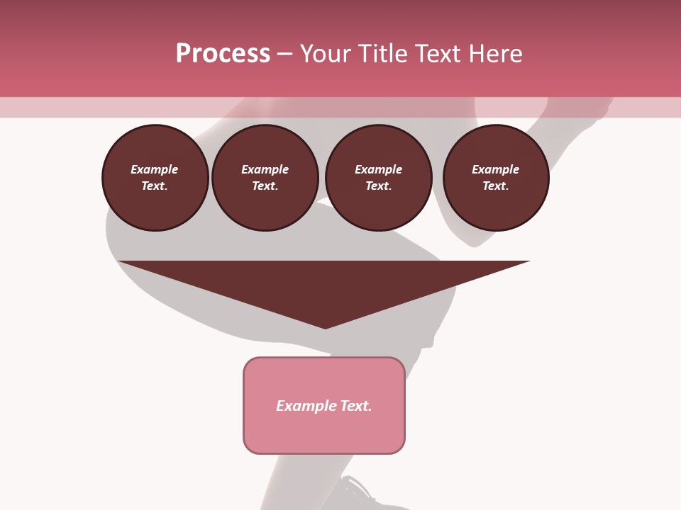 Caucasian Sporty Beauty PowerPoint Template