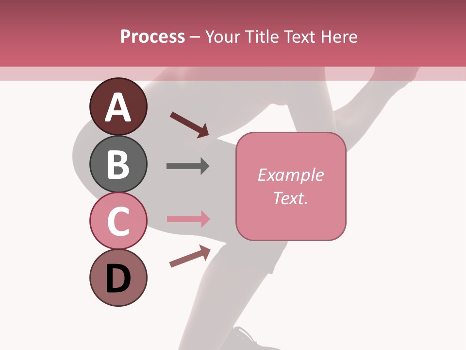 Caucasian Sporty Beauty PowerPoint Template