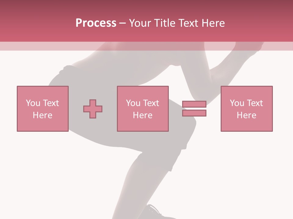 Caucasian Sporty Beauty PowerPoint Template