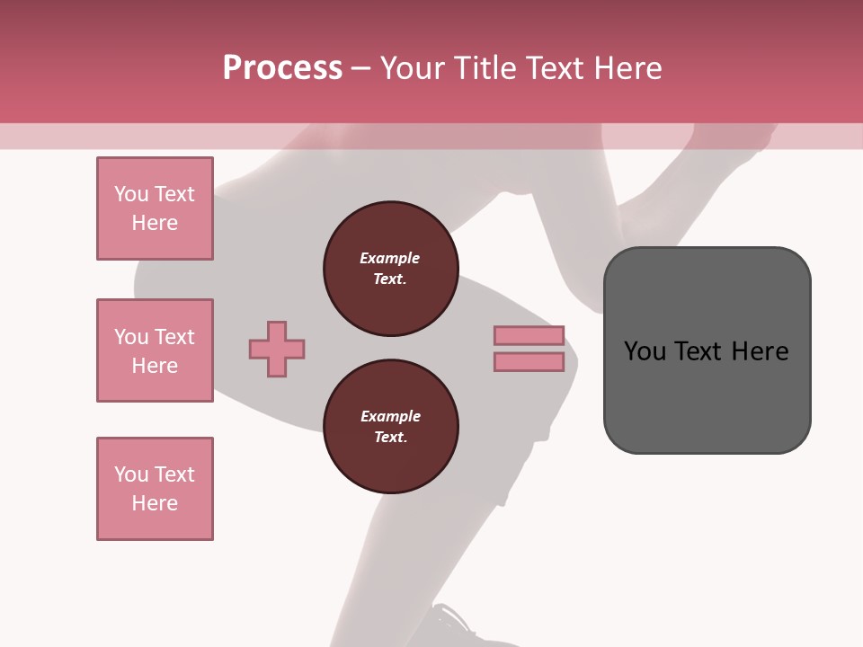 Caucasian Sporty Beauty PowerPoint Template