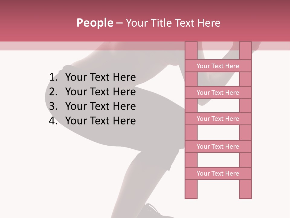 Caucasian Sporty Beauty PowerPoint Template