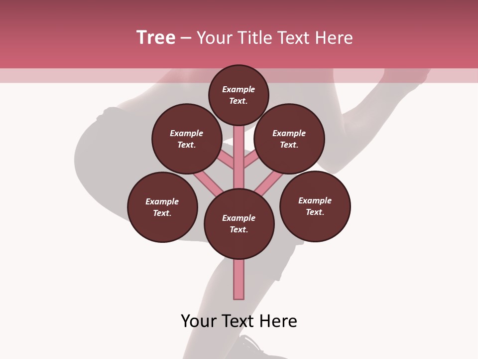 Caucasian Sporty Beauty PowerPoint Template