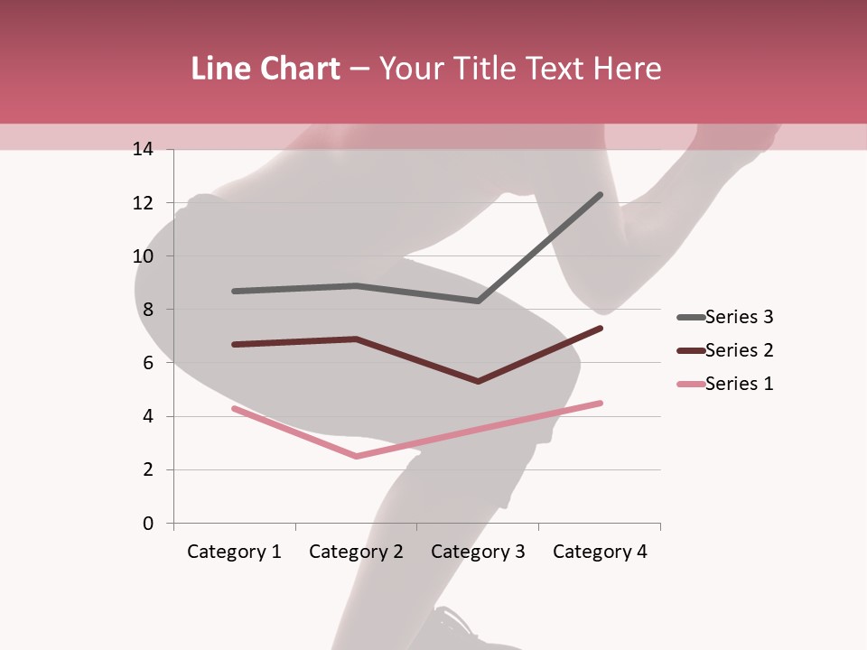 Caucasian Sporty Beauty PowerPoint Template