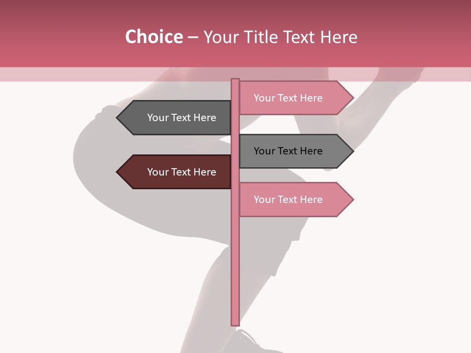 Caucasian Sporty Beauty PowerPoint Template