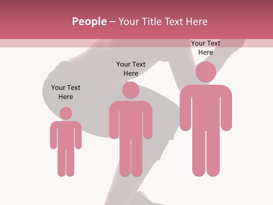 Caucasian Sporty Beauty PowerPoint Template