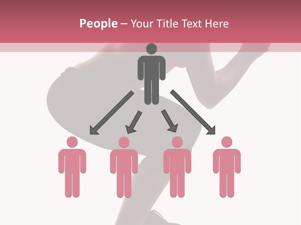 Caucasian Sporty Beauty PowerPoint Template