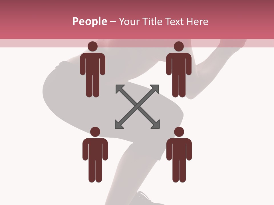 Caucasian Sporty Beauty PowerPoint Template