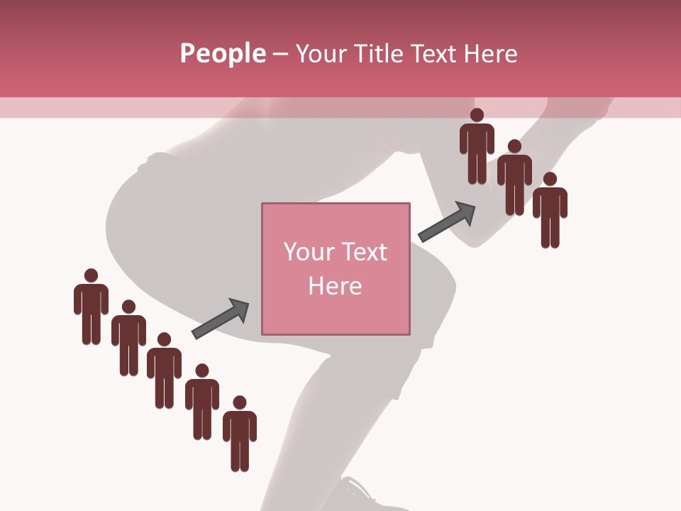 Caucasian Sporty Beauty PowerPoint Template