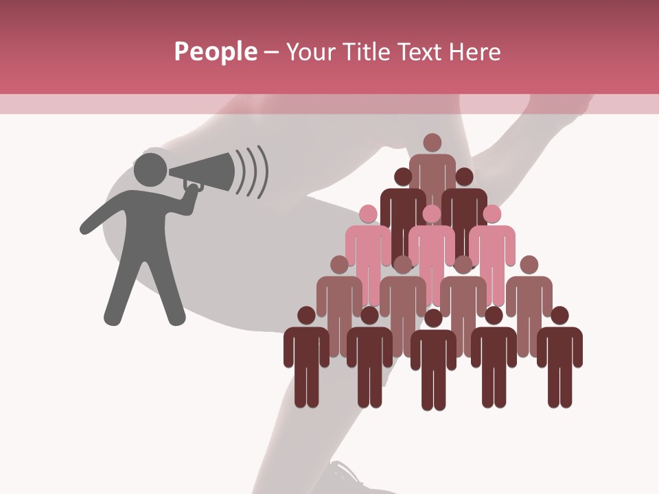 Caucasian Sporty Beauty PowerPoint Template