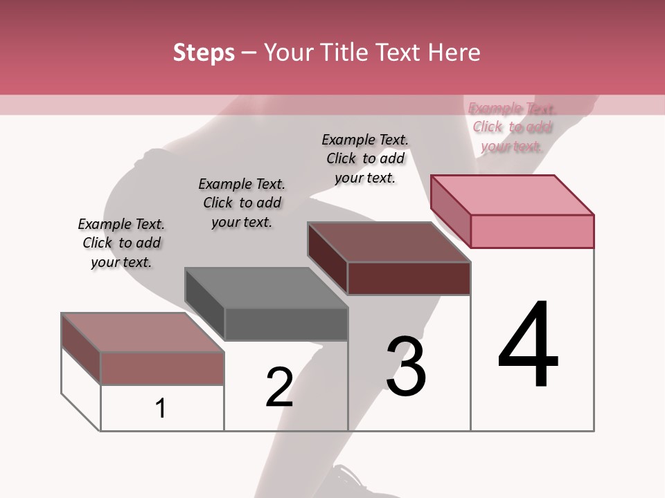 Caucasian Sporty Beauty PowerPoint Template