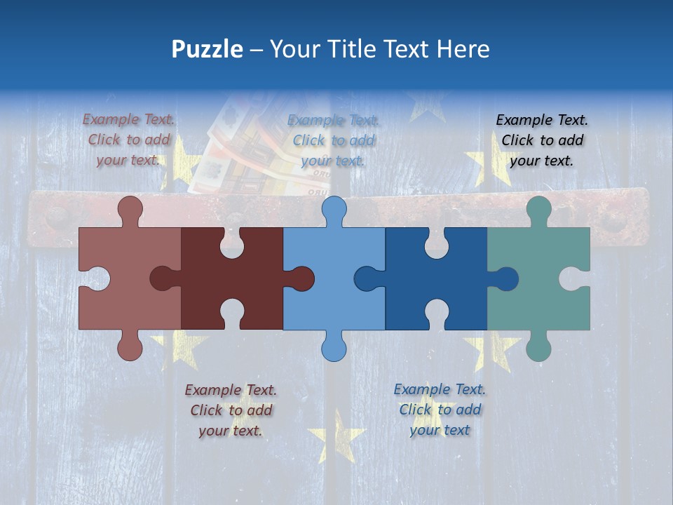 Rough Board Frame PowerPoint Template