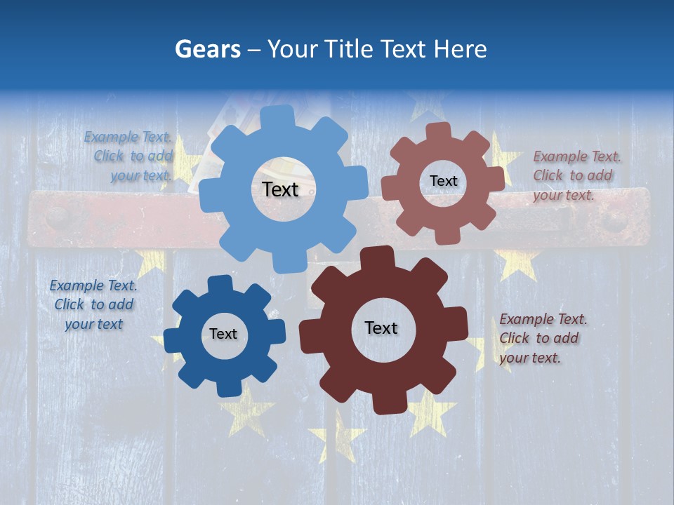 Rough Board Frame PowerPoint Template