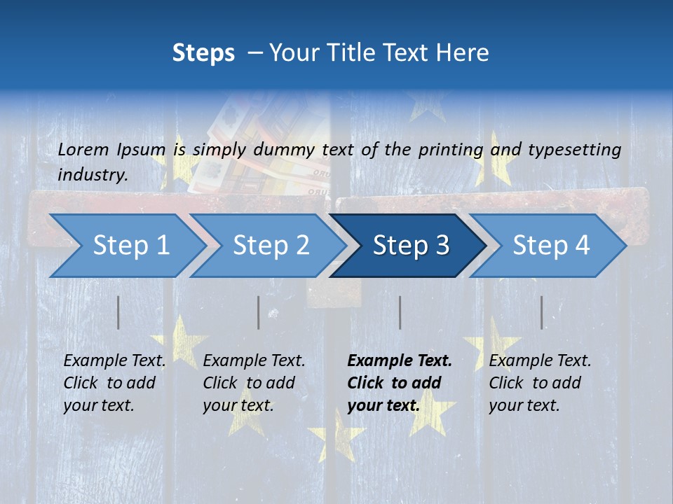 Rough Board Frame PowerPoint Template