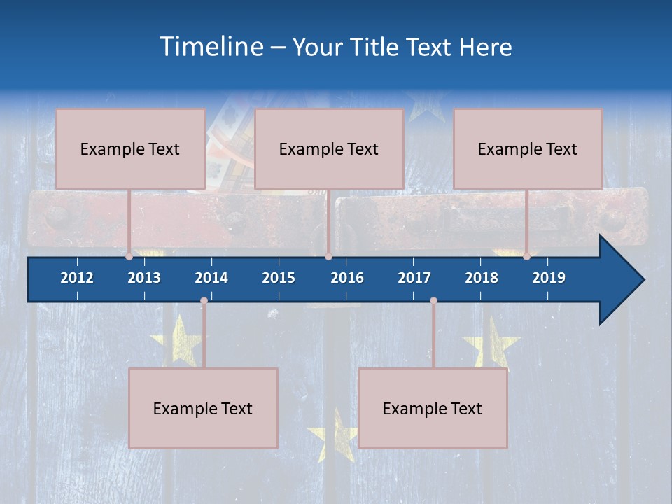 Rough Board Frame PowerPoint Template