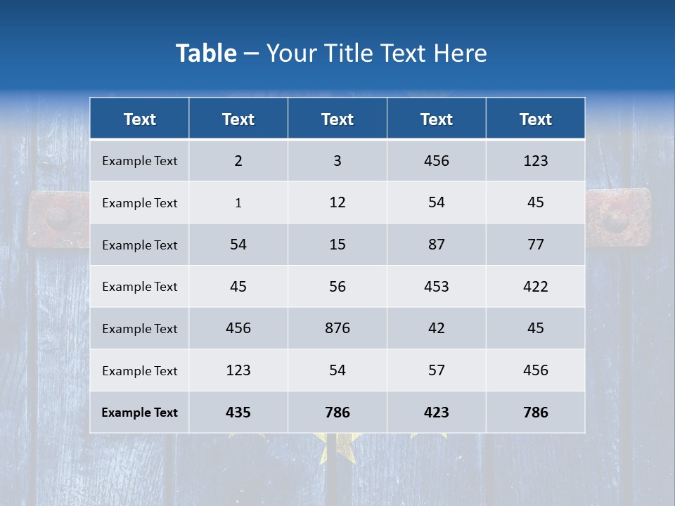 Rough Board Frame PowerPoint Template