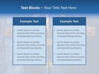 Rough Board Frame PowerPoint Template