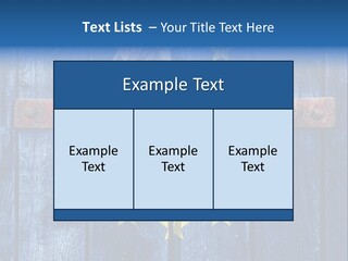 Rough Board Frame PowerPoint Template