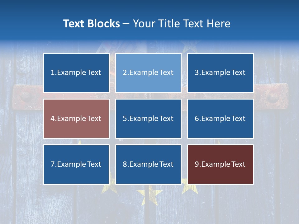 Rough Board Frame PowerPoint Template