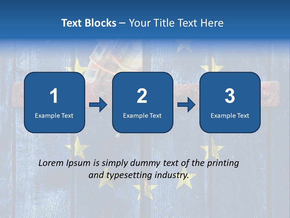 Rough Board Frame PowerPoint Template